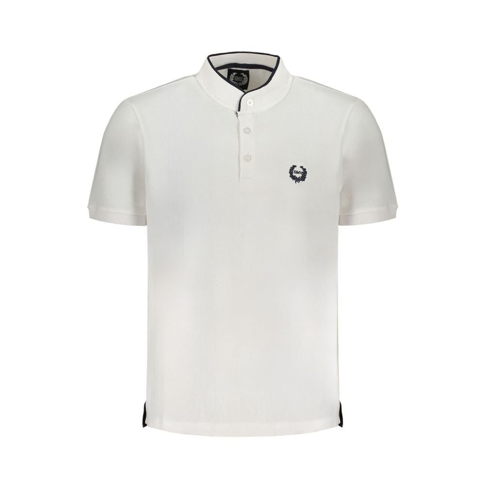 White Cotton Men's Polo Shirt