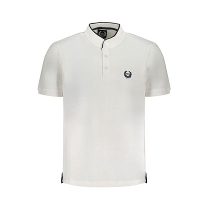 White Cotton Men's Polo Shirt