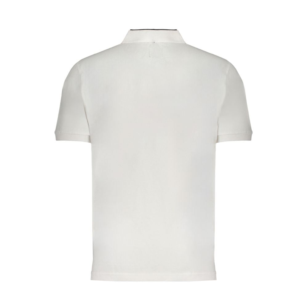 White Cotton Men's Polo Shirt