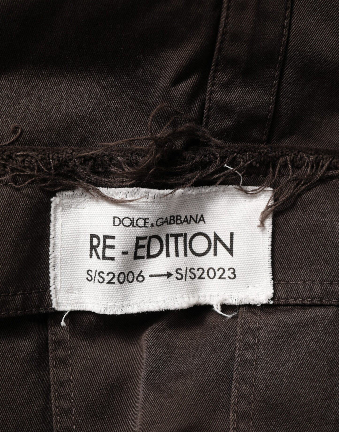 Brown Re- Edition Cotton Men Cargo Pants