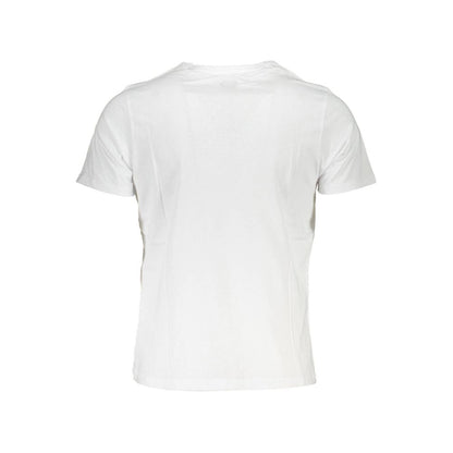 White Cotton Men T-Shirt