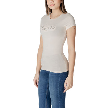 Beige Cotton T-Shirt
