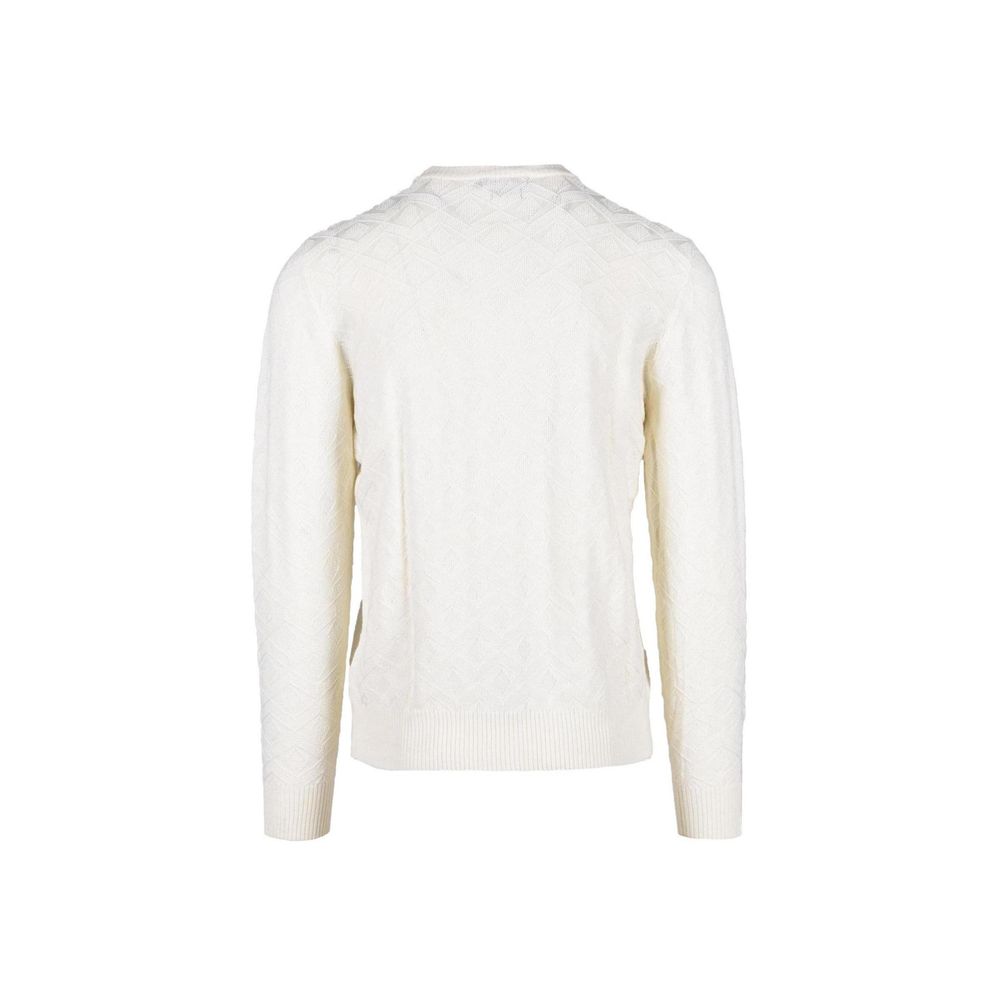 Cream Marabou Sweatshirt