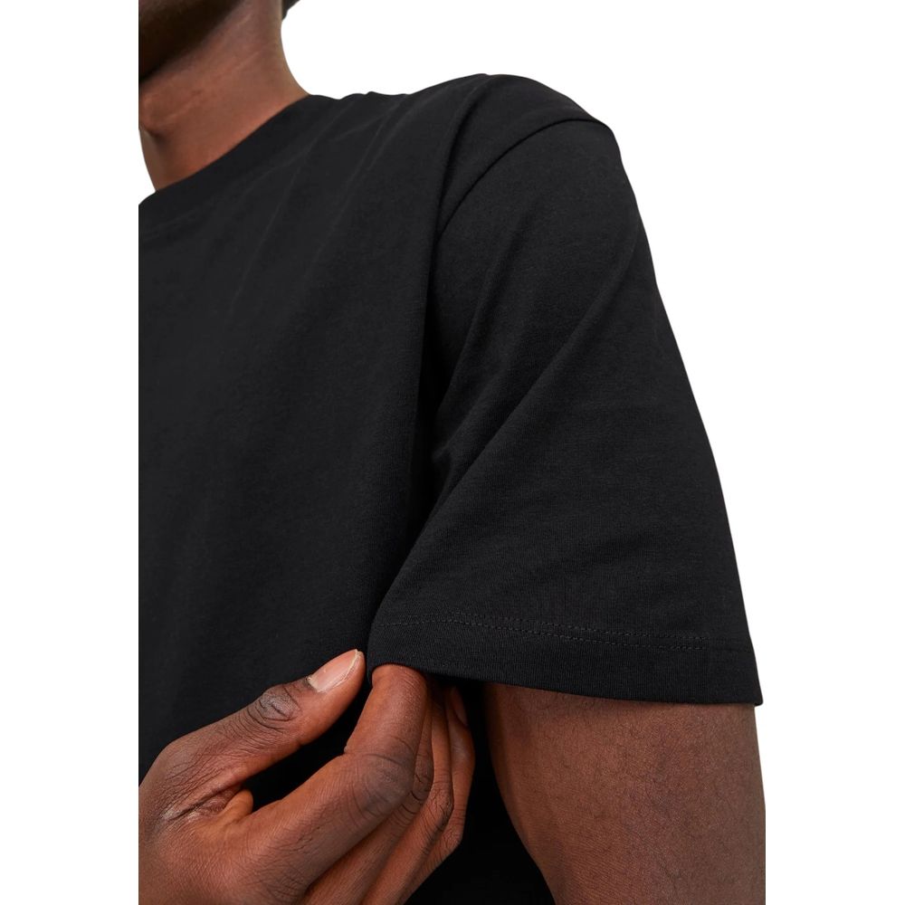 Black Cotton T-Shirt