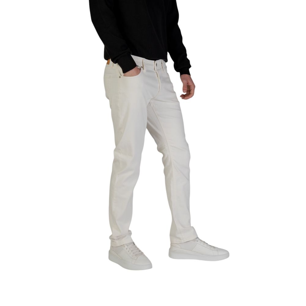 White Cotton Skinny Jeans