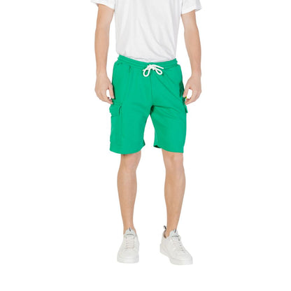 Green Cotton Bermuda