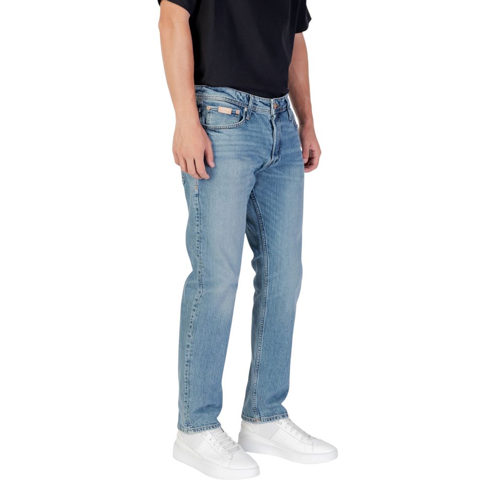 Blue Cotton Skinny Jean