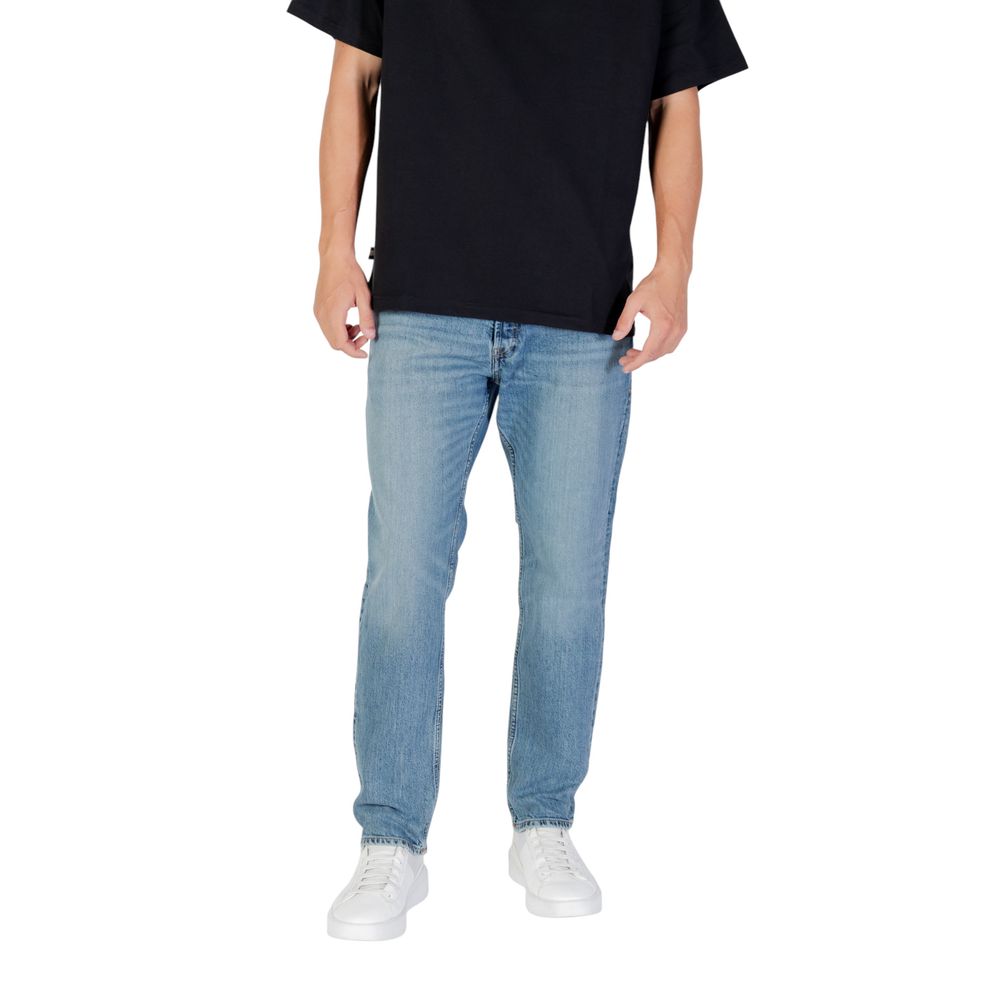 Blue Cotton Skinny Jean