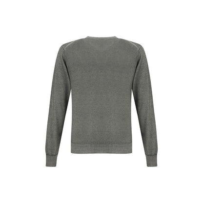 Green V-neck Sweater