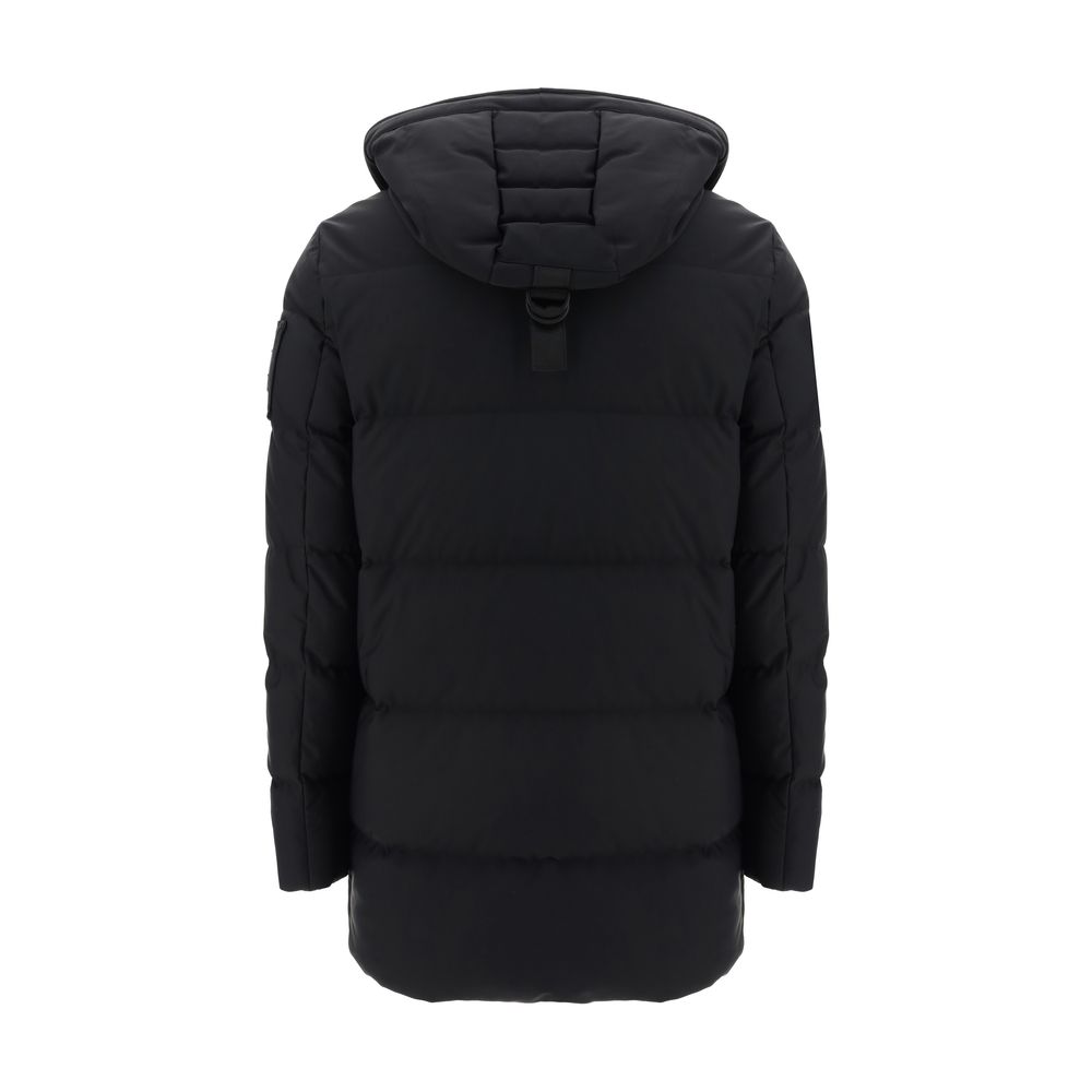Black Nylon Parka