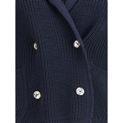 Short Cardigan with hook-and-eye closure
