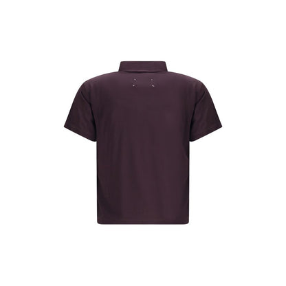 Purple Viscose Polo Shirt