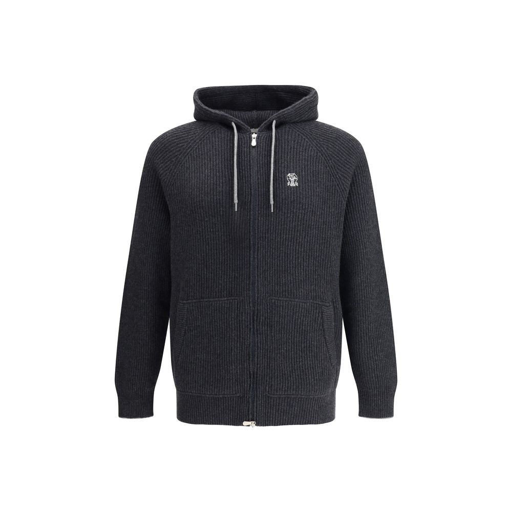 Black Cashmere Hoodie