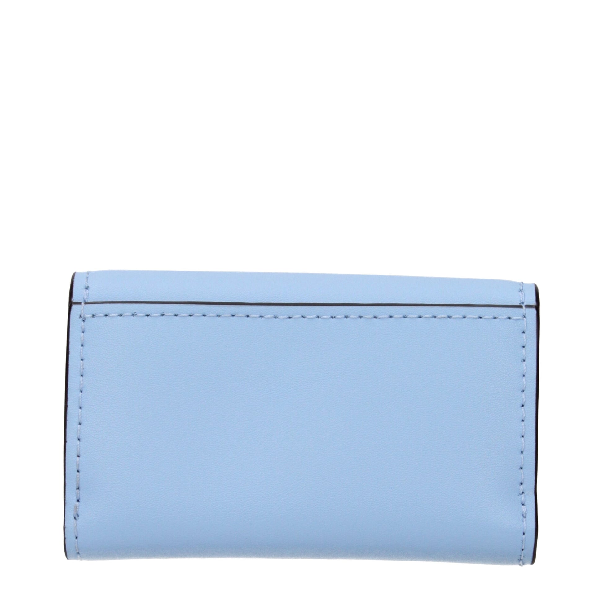 Light Blue Leather Wallet