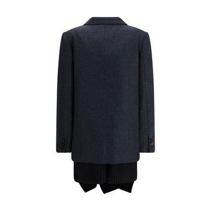 Wool Melton and Wool Knit Jacket