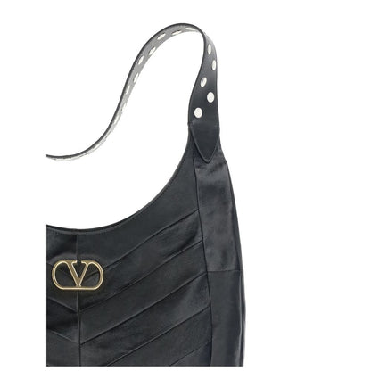 Black Leather Shoulder Bag