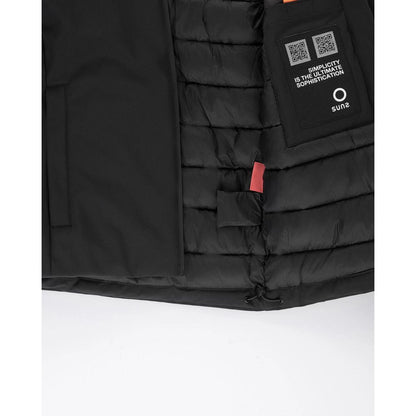 Black Polyester Jackets & Coat