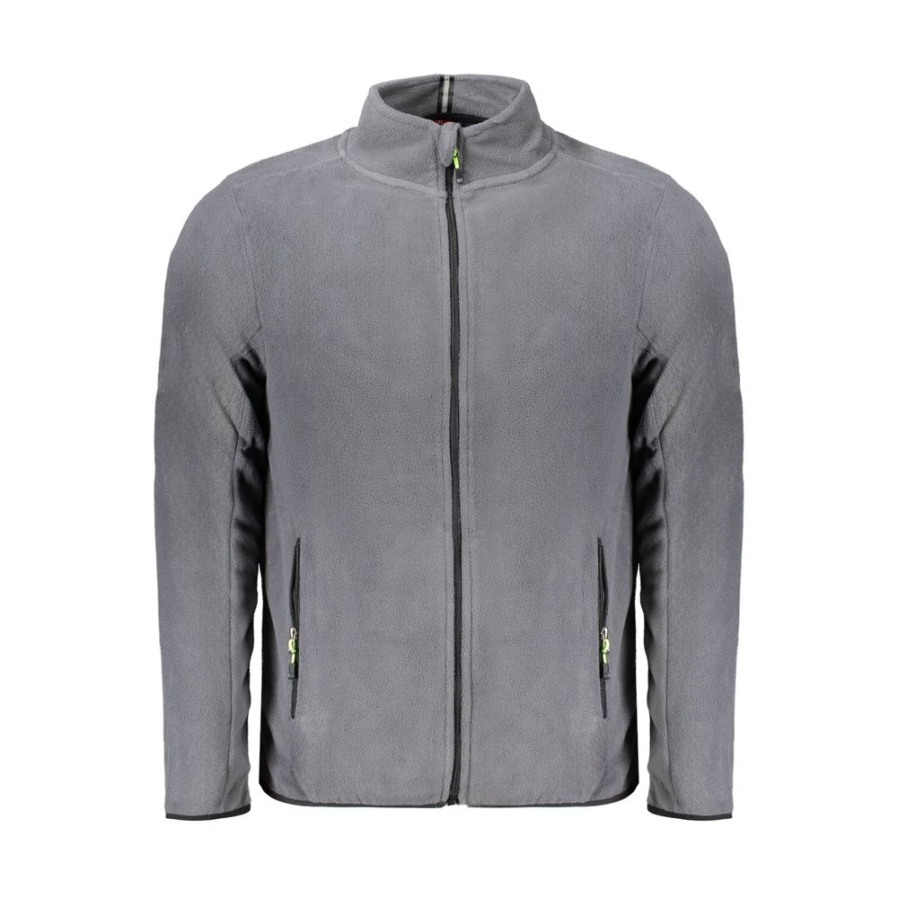 Grigio Polyester Men Sweatshirt