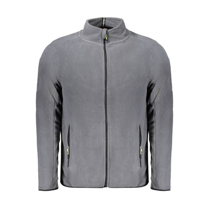 Grigio Polyester Men Sweatshirt
