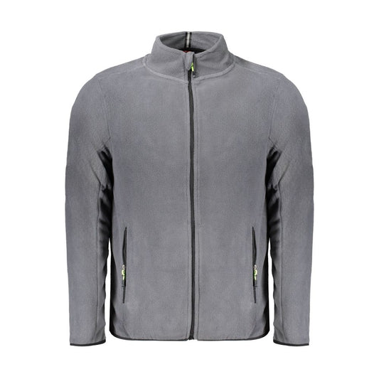 Grigio Polyester Men Sweatshirt