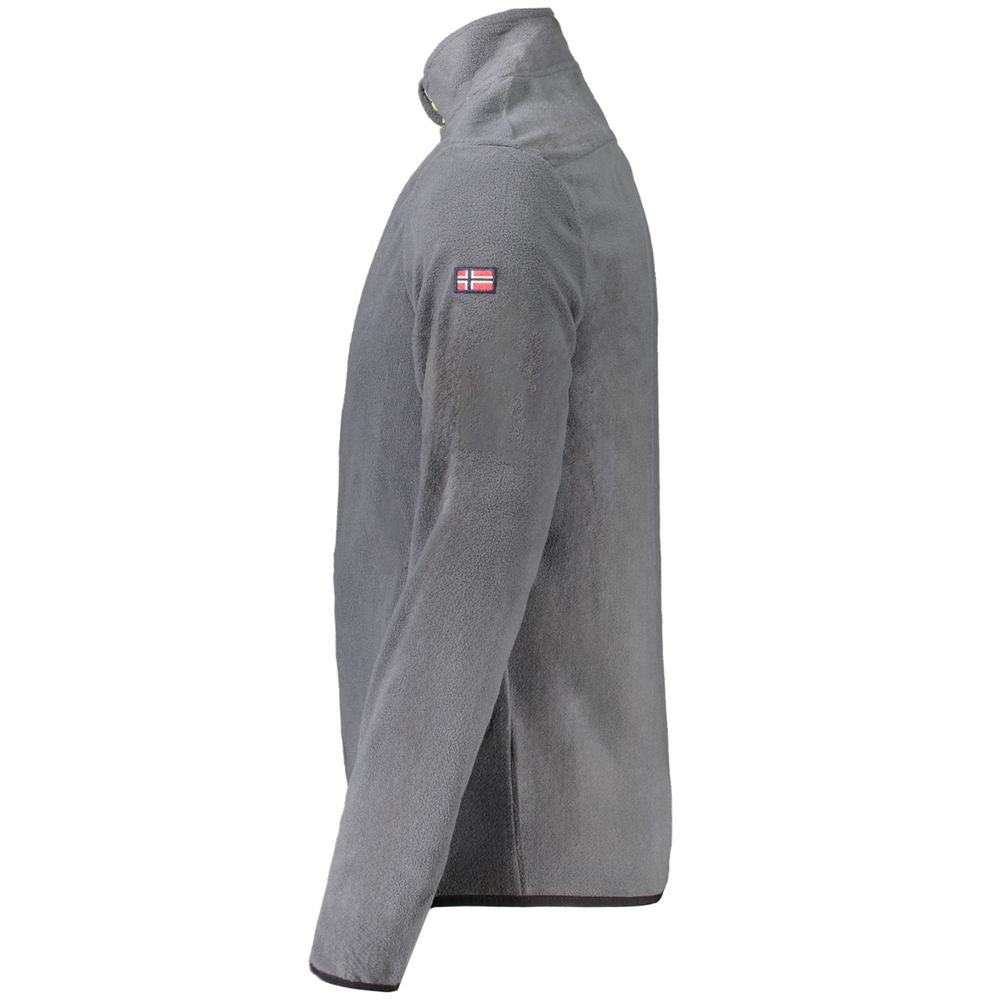 Grigio Polyester Men Sweatshirt
