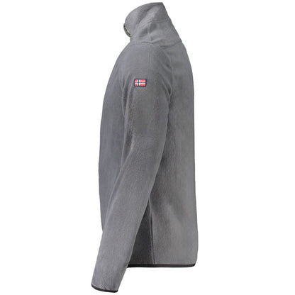 Grigio Polyester Men Sweatshirt