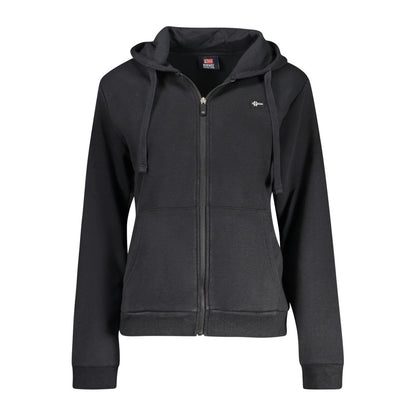 Black Cotton Sweatshirt
