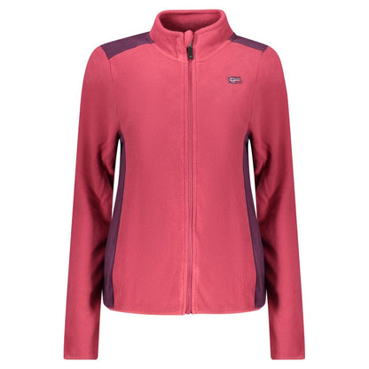 Pink Polyester Sweatshirt