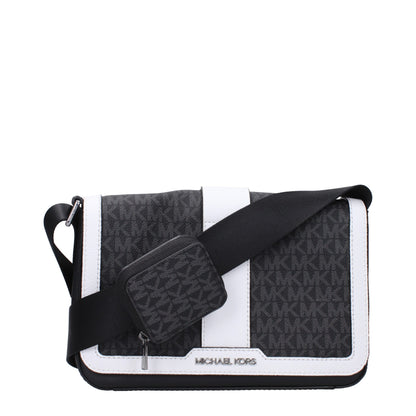 Black Fabric Crossbody Bag