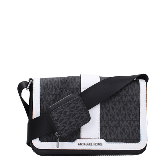 Black Fabric Crossbody Bag
