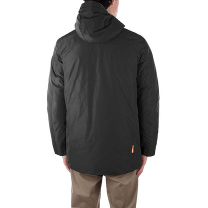 Black Polyester Jackets & Coat
