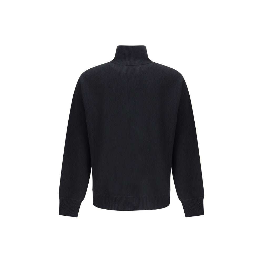 Black Wool Sweatshirt