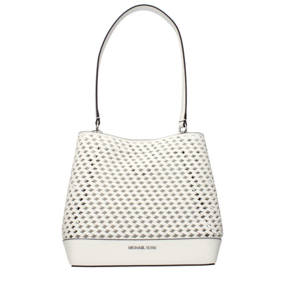 White Leather Shoulder Bags