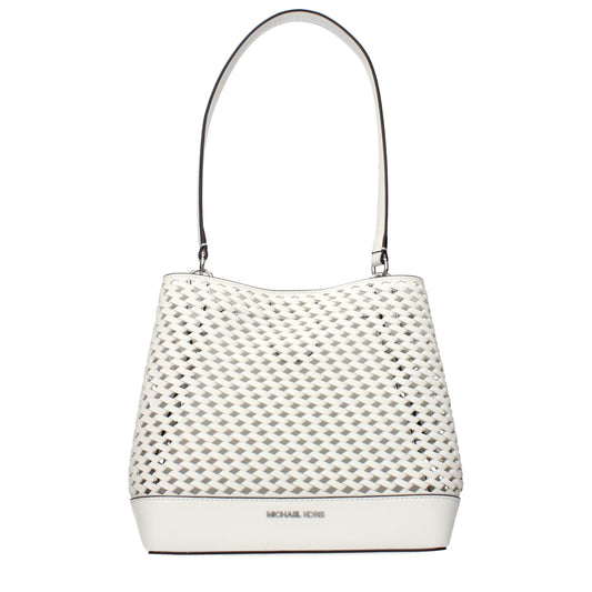 White Leather Shoulder Bags