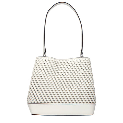 White Leather Shoulder Bags