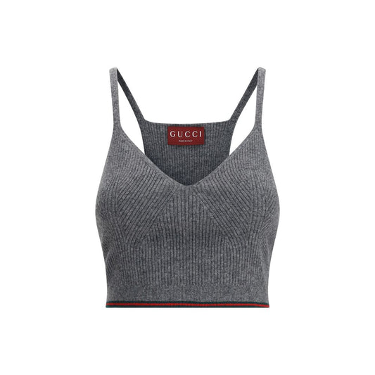 V-neck ribbed Top