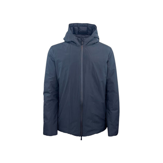 Blue Polyester Jackets & Coat