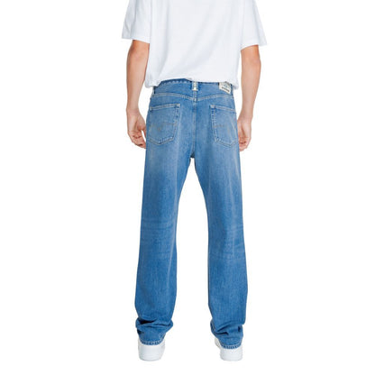 Blue Cotton Pant