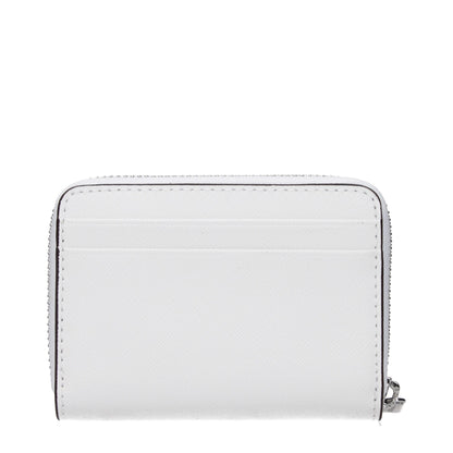 White Leather Cardholders