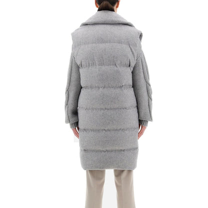 Padded Long Gilet Coat