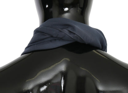 Modal Navy Blue Neck Wrap Men Shawl Scarf