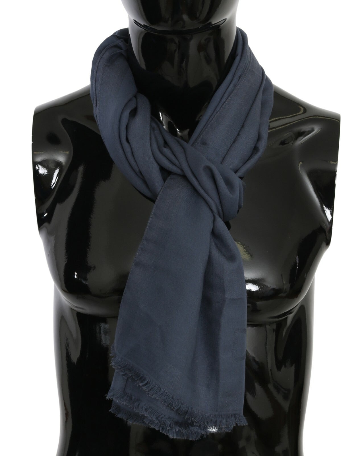 Modal Navy Blue Neck Wrap Men Shawl Scarf