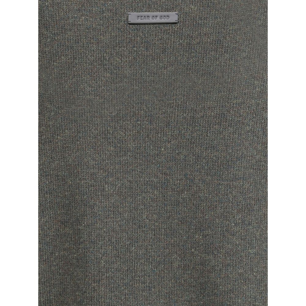 Black Fleece Wool Sweatshirt