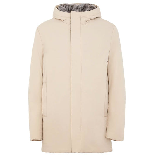 White Polyester Jackets & Coat