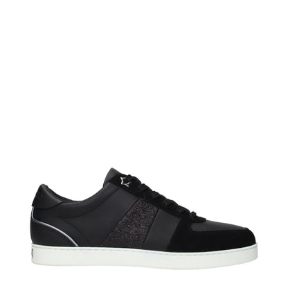Black Leather Low Tops