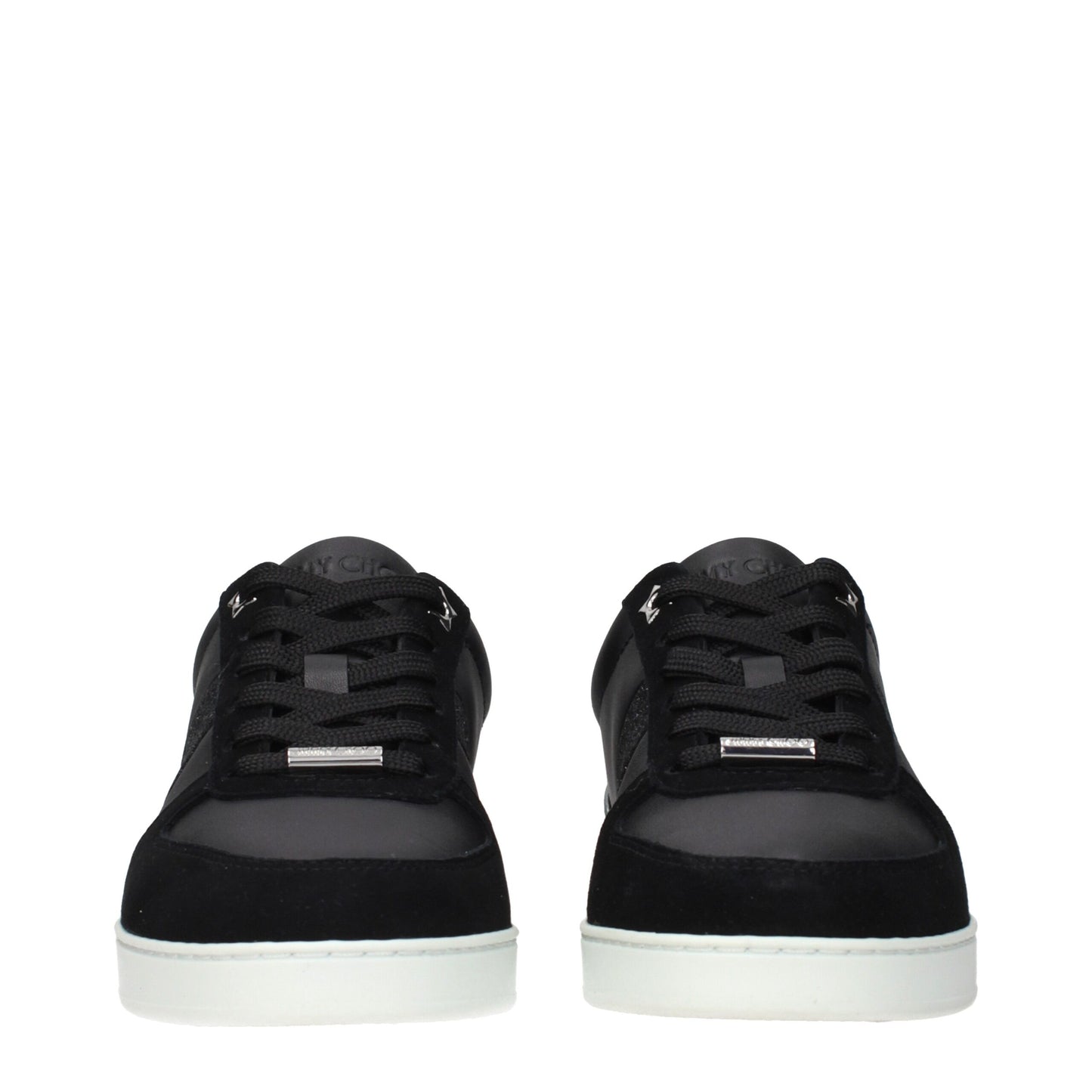Black Leather Low Tops