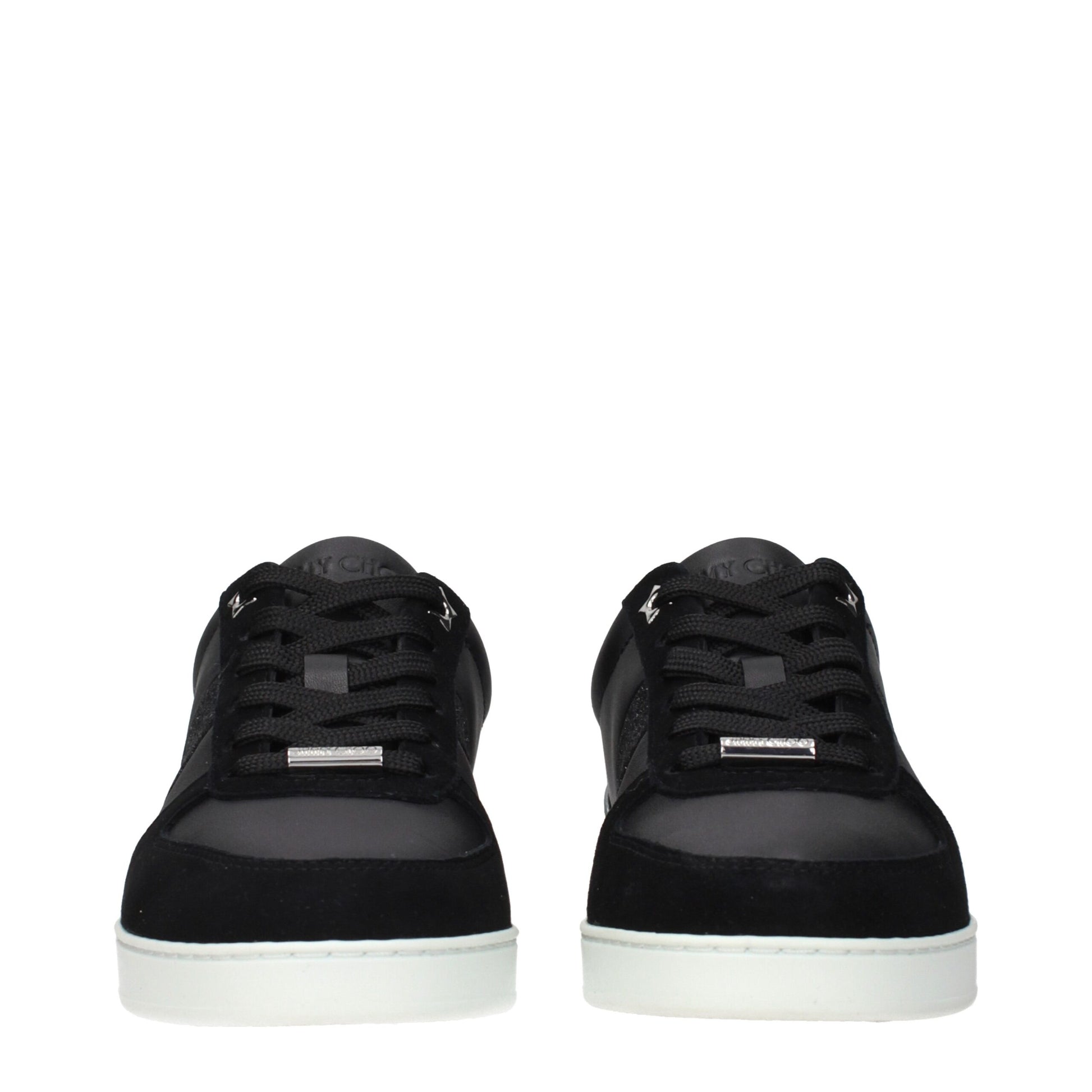 Black Leather Low Tops