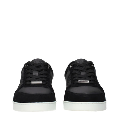 Black Leather Low Tops