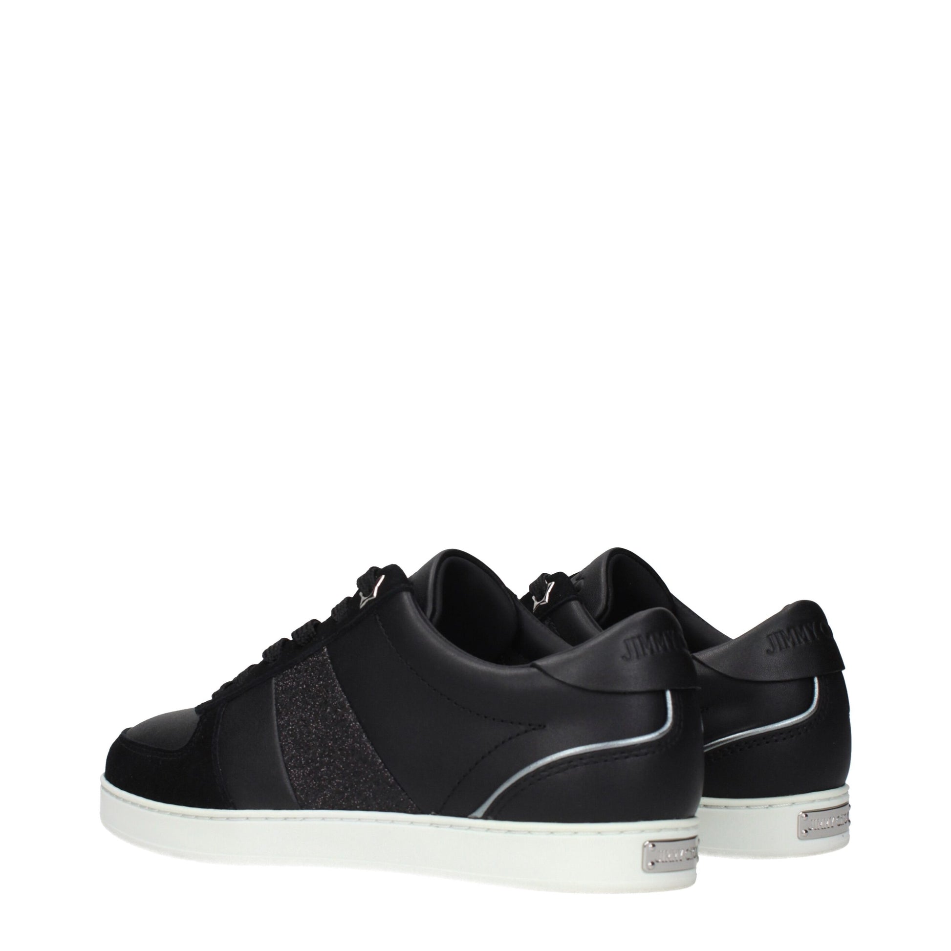Black Leather Low Tops
