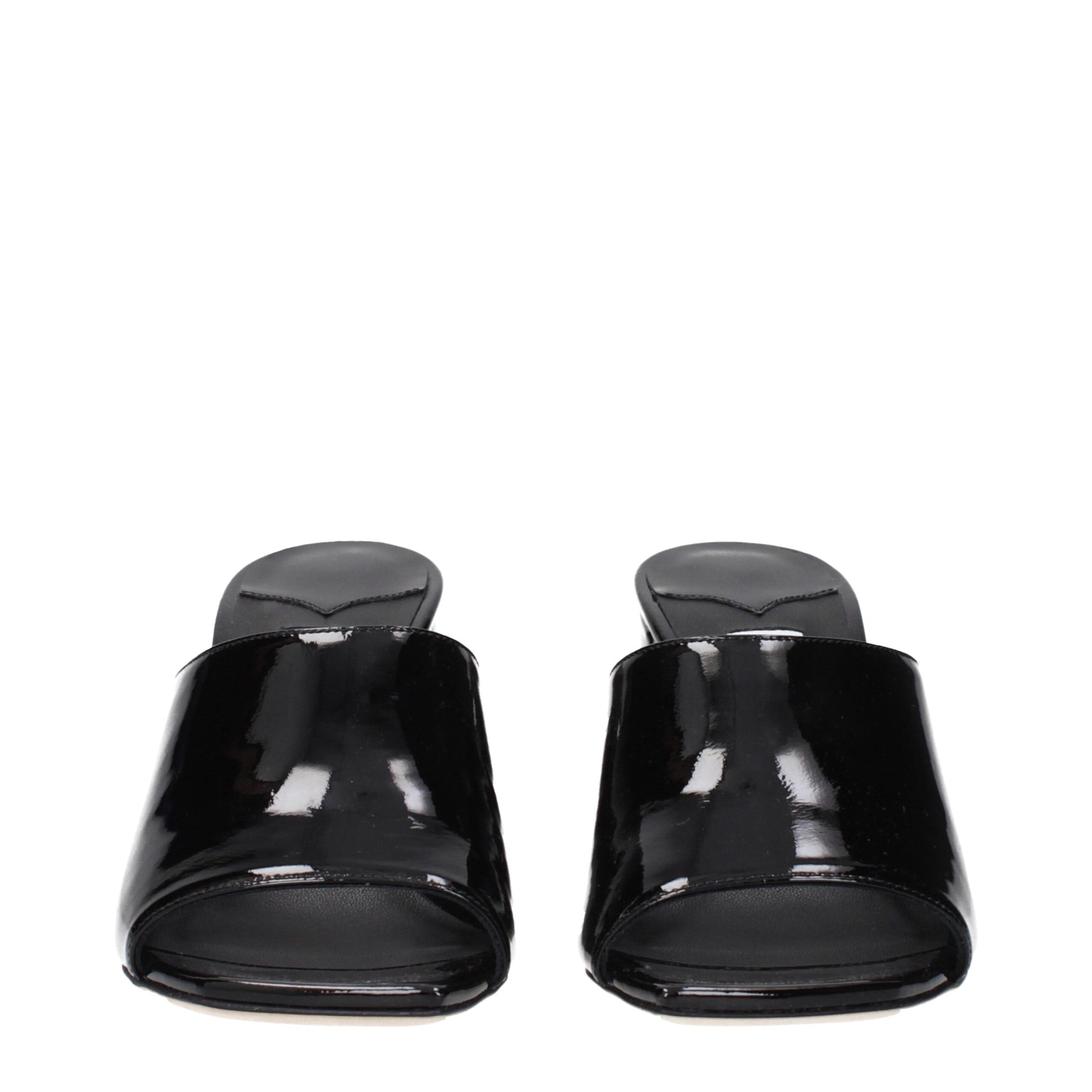 Black Leather Platforms